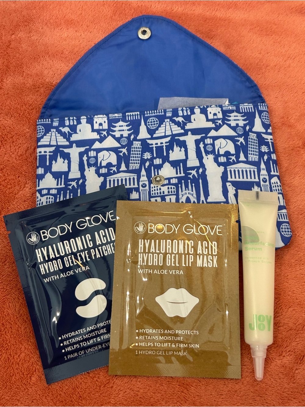 Ipsy Travel Beauty Bundle Joy Joy Scalp Serum Body Glove Skincare